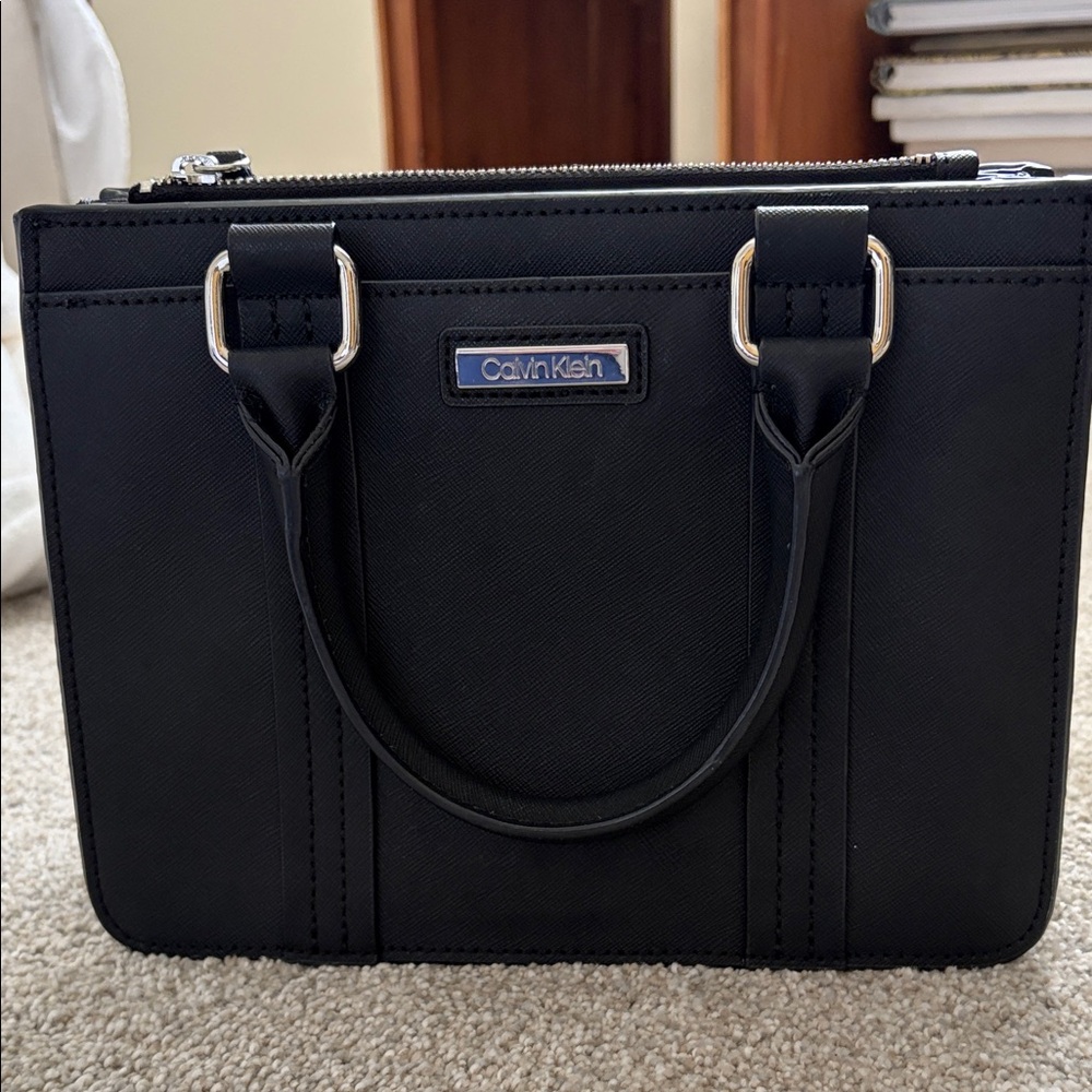 Calvin Klein Black Satchel Bag